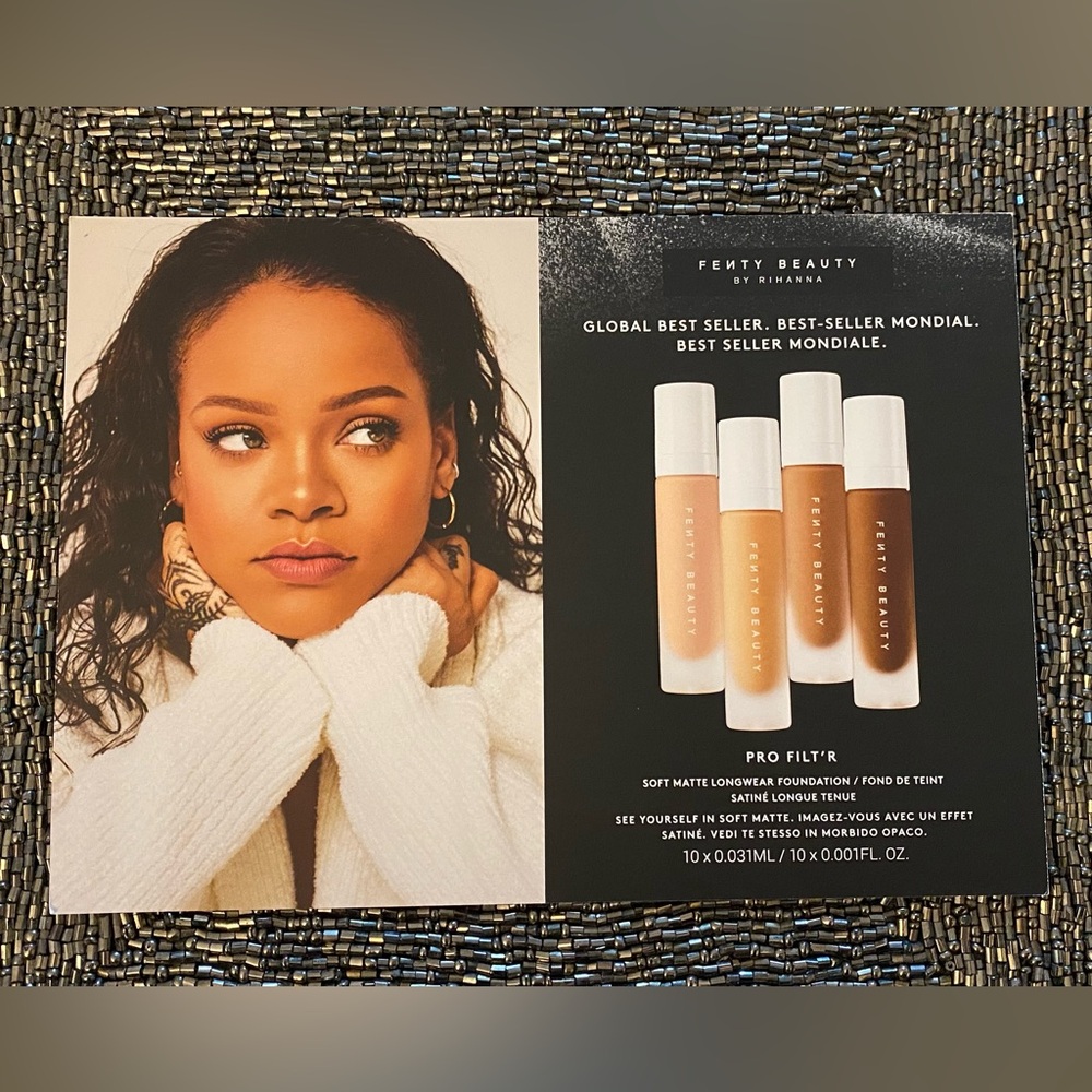 4️⃣ FOR 💲1️⃣5️⃣ FENTY BEAUTY PRO FILT’R Soft Matte Longwear Foundation
